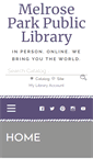 Mobile Screenshot of mpplibrary.org